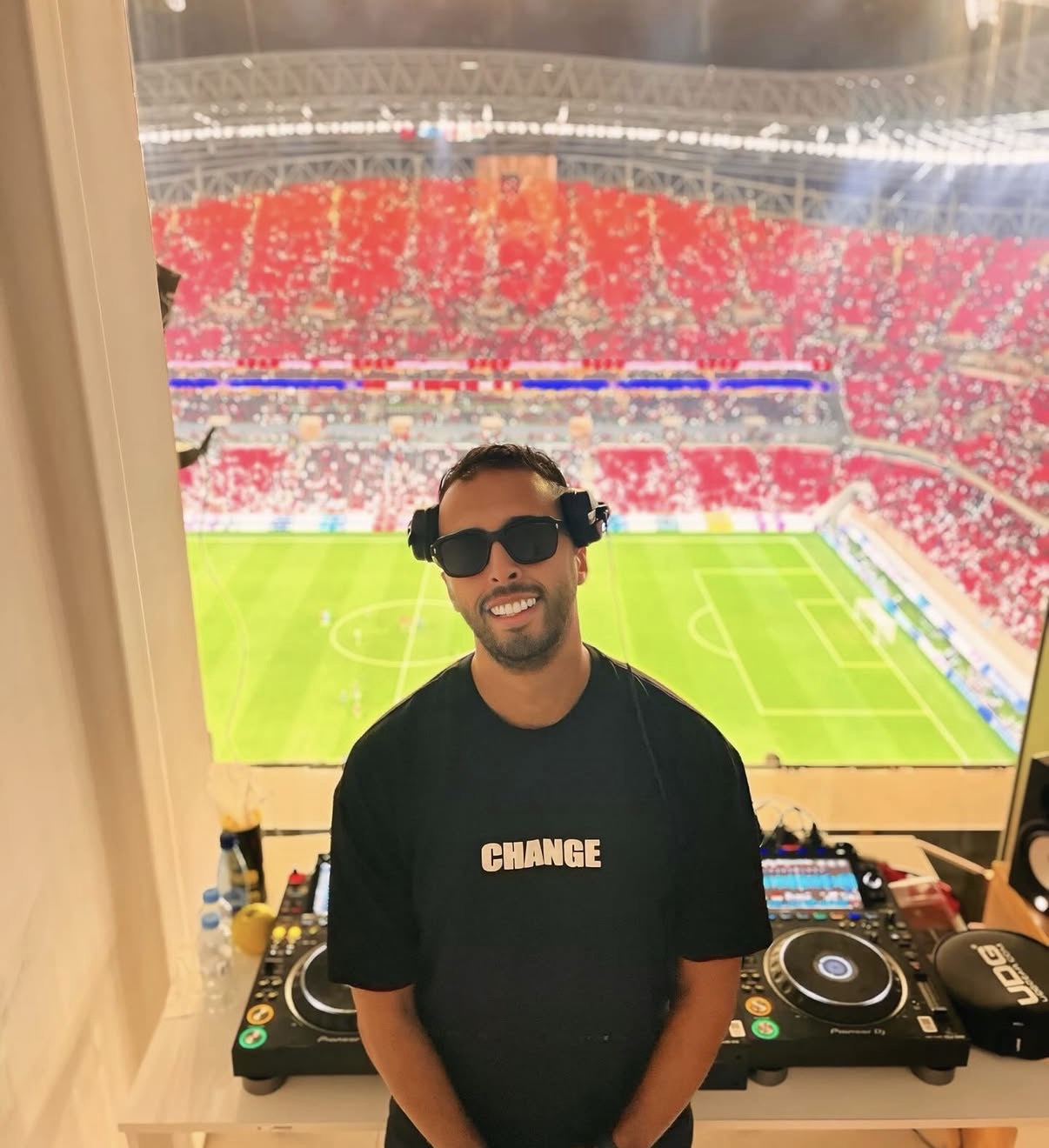 Souhail Artwork au stade Moulay Abdallah à Rabat — photo Instagram